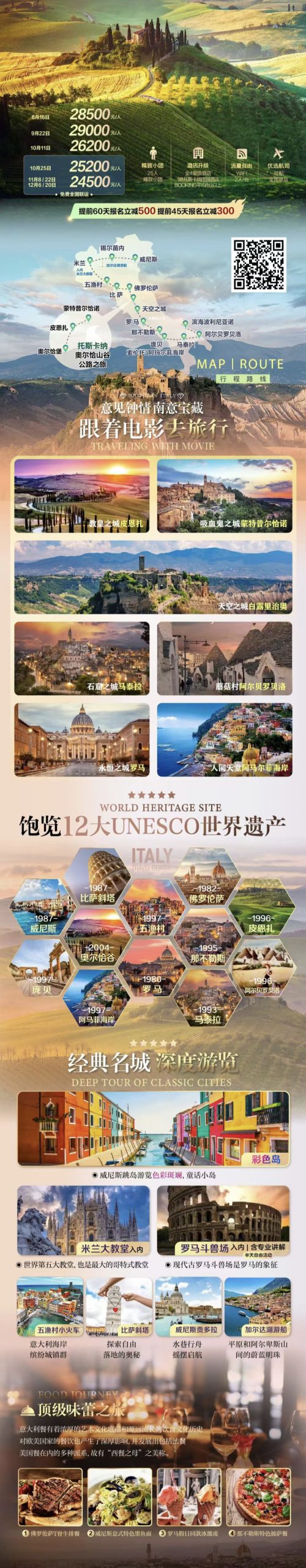 🌐🇮🇹 南意宝藏 意大利一地12天